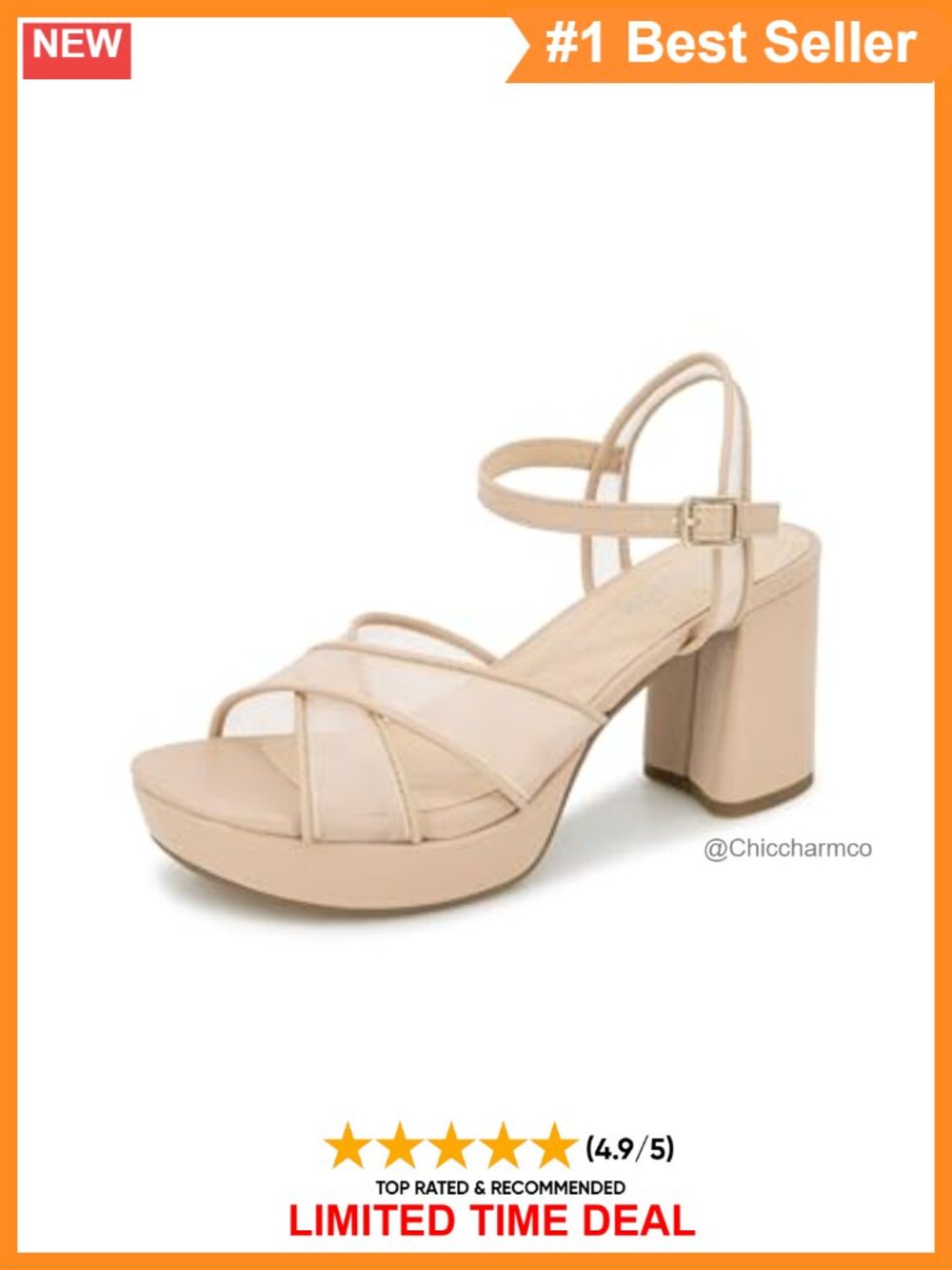 Kenneth Cole Reaction Reeva Mesh Platform Heeled Sandal Block Heel Buckle